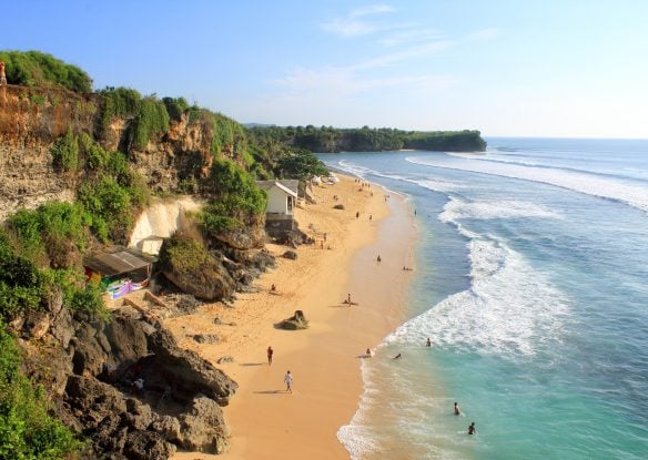 View of Balangan beach, Bali